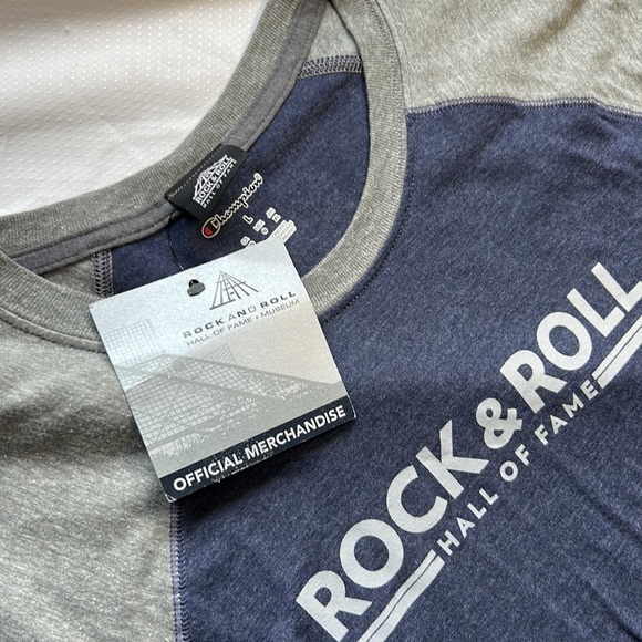 NWT Champion x Rock & Roll Hall of Fame T Shirt Cleveland Band Tee Music - Picture 2 of 6